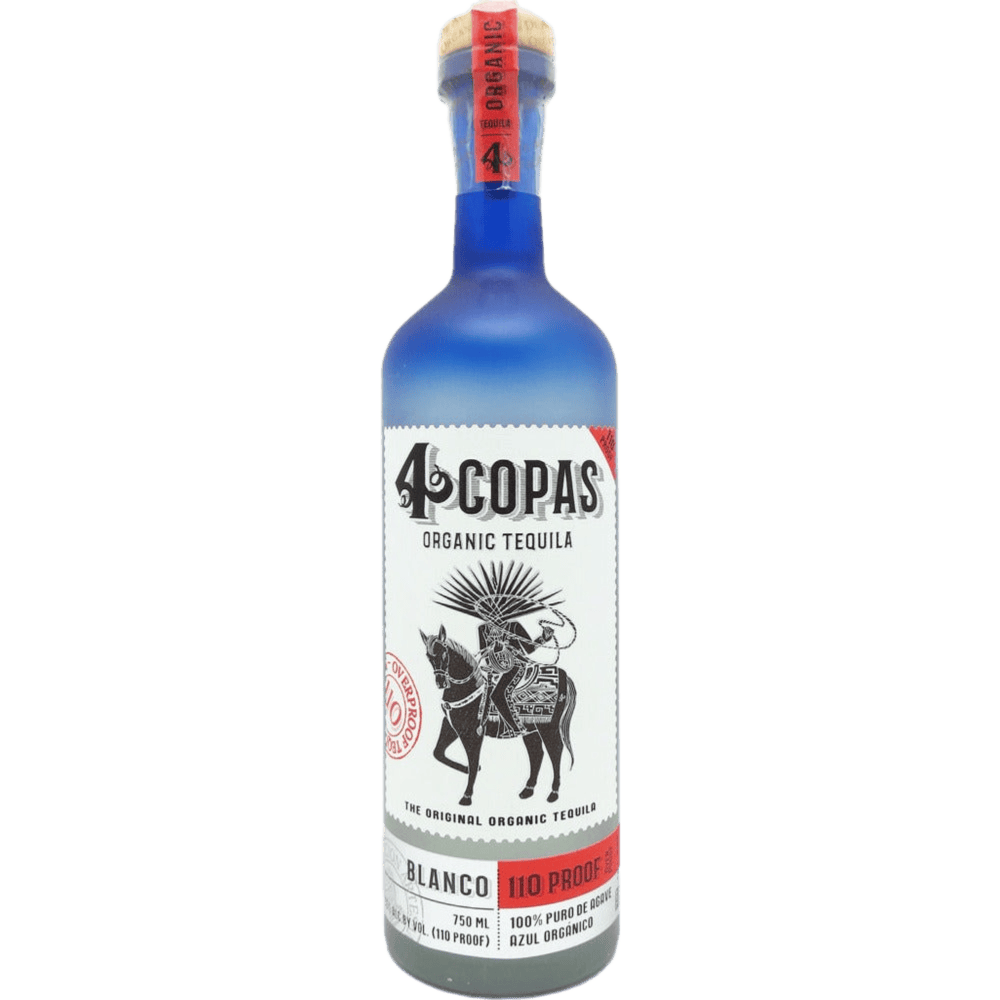 4 Copas Blanco Tequila 110 Poof - 750ML Tequila