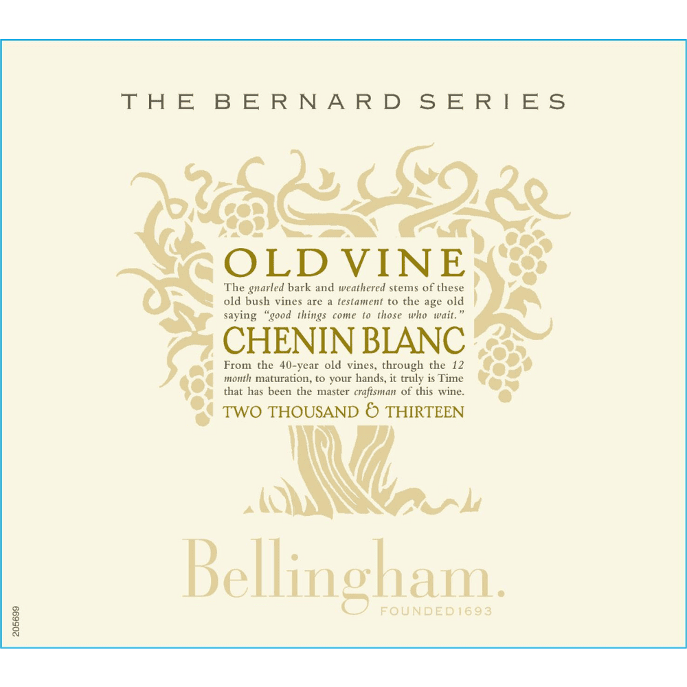 Bellingham The Bernard Series Coastal Region Old Vine Chenin Blanc 750ml 