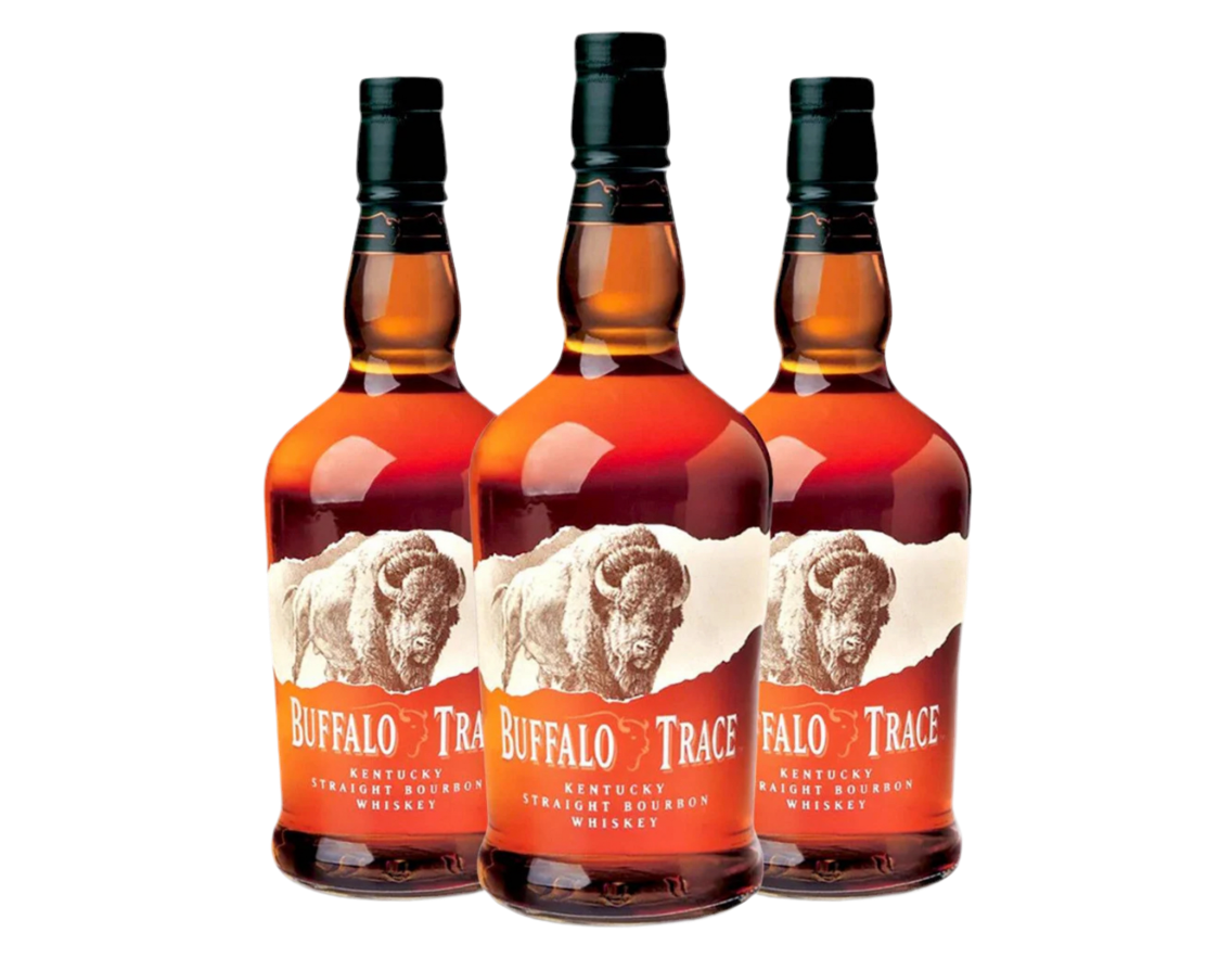 Buffalo Trace Kentucky Straight Bourbon 3 Bottle - 750ML Bundle