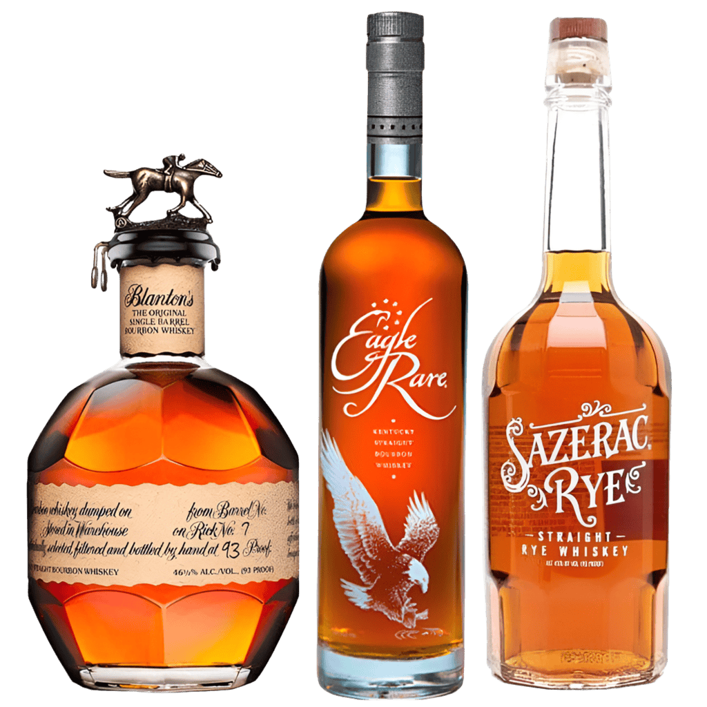 Blanton's Original Single Barrel Bourbon & Eagle Rare Bourbon & Sazerac Rye Bundle