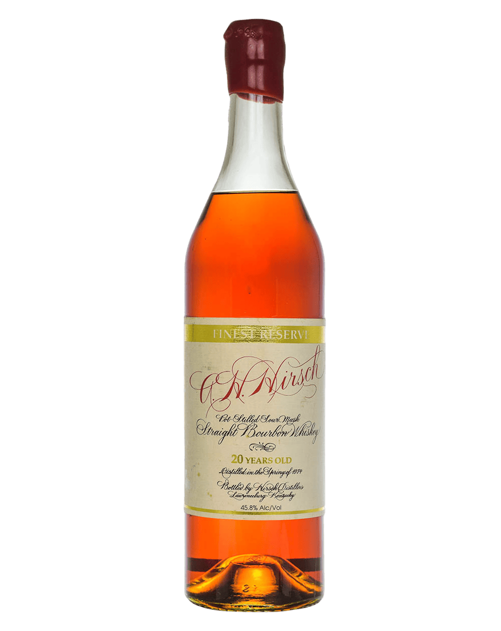 A. H. Hirsch 1974 Finest Reserve 20 Year Old Straight Bourbon - 750ML Bourbon