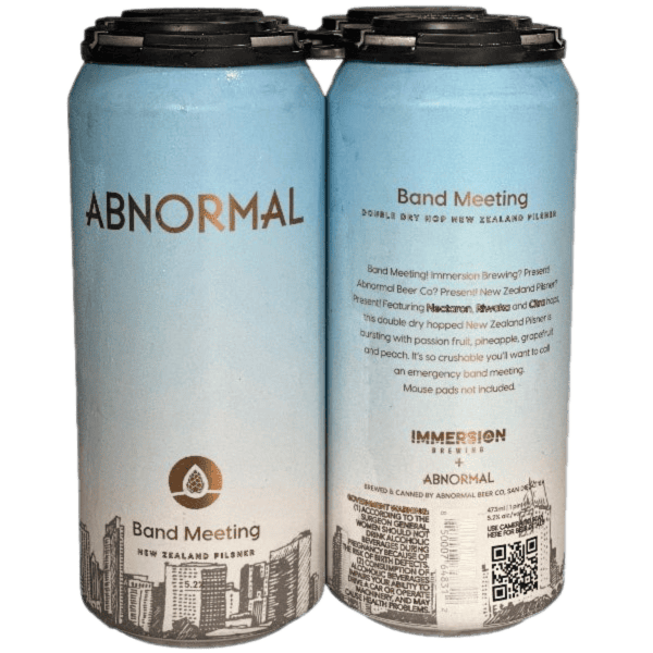 Abnormal Band Meeting New Zealand Pilsner Beer