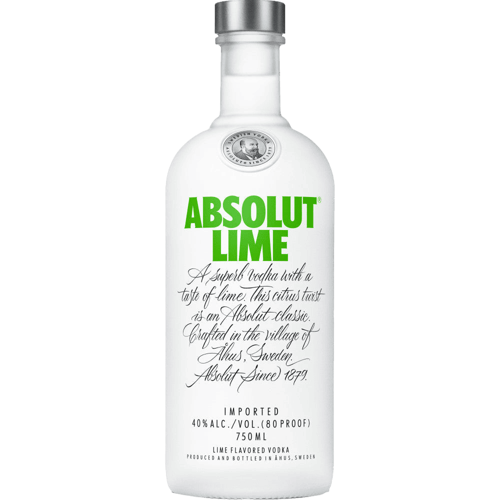 Absolut Lime Flavored Vodka - 750ML Vodka