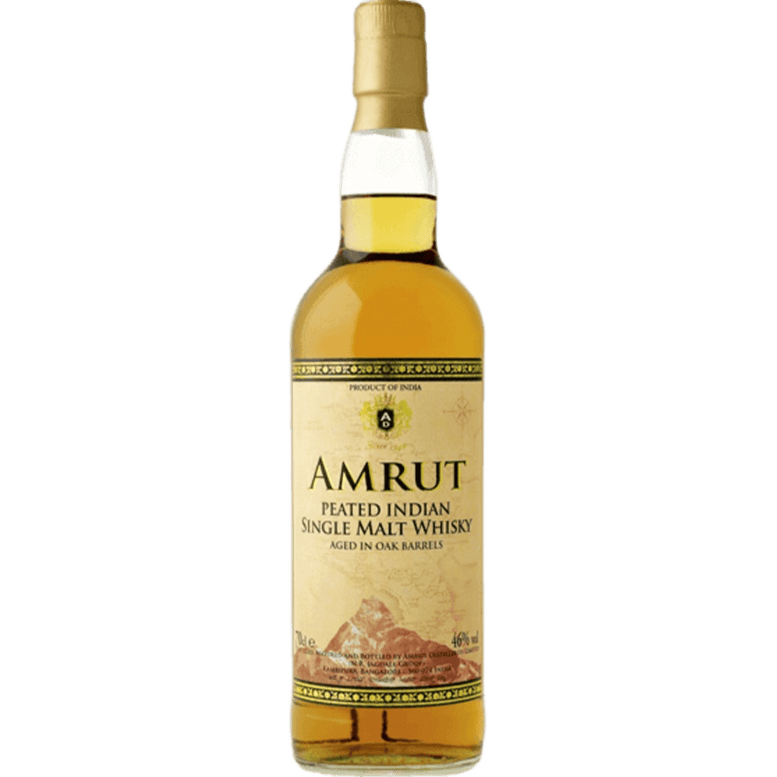 Amrut Peated Indian Single Malt Whisky -750ML Whiskey