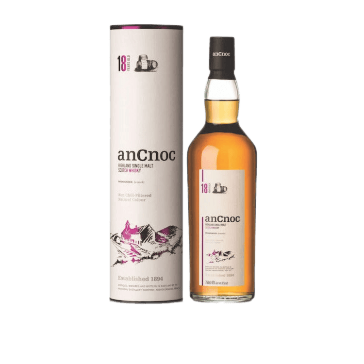 AnCnoc 18 Years Old - 750ML Whiskey