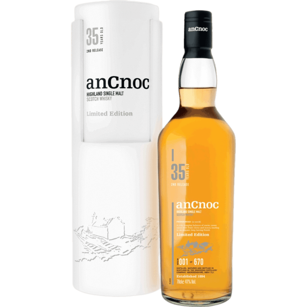 AnCnoc 35 Years Old - 750ML Scotch Whiskey