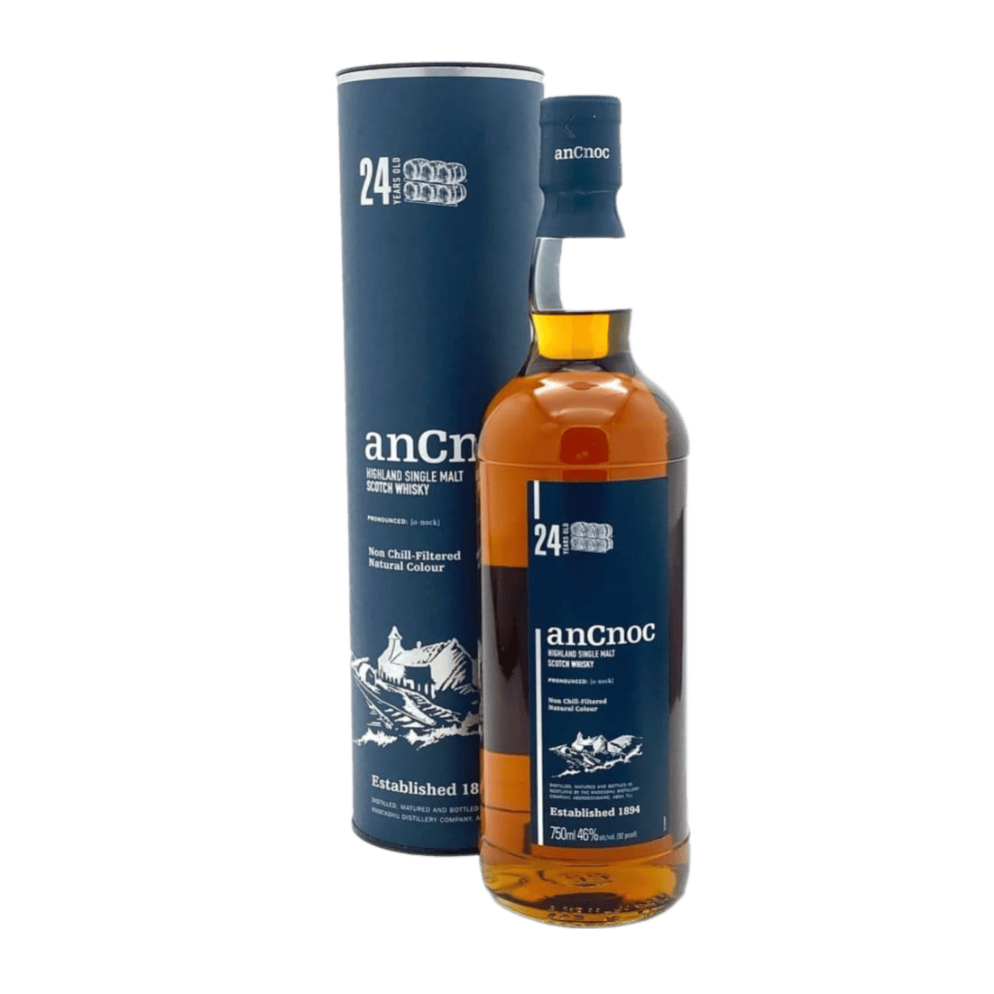 Ancnoc 24 Year Highland Single Malt Scotch Whisky - 750ML