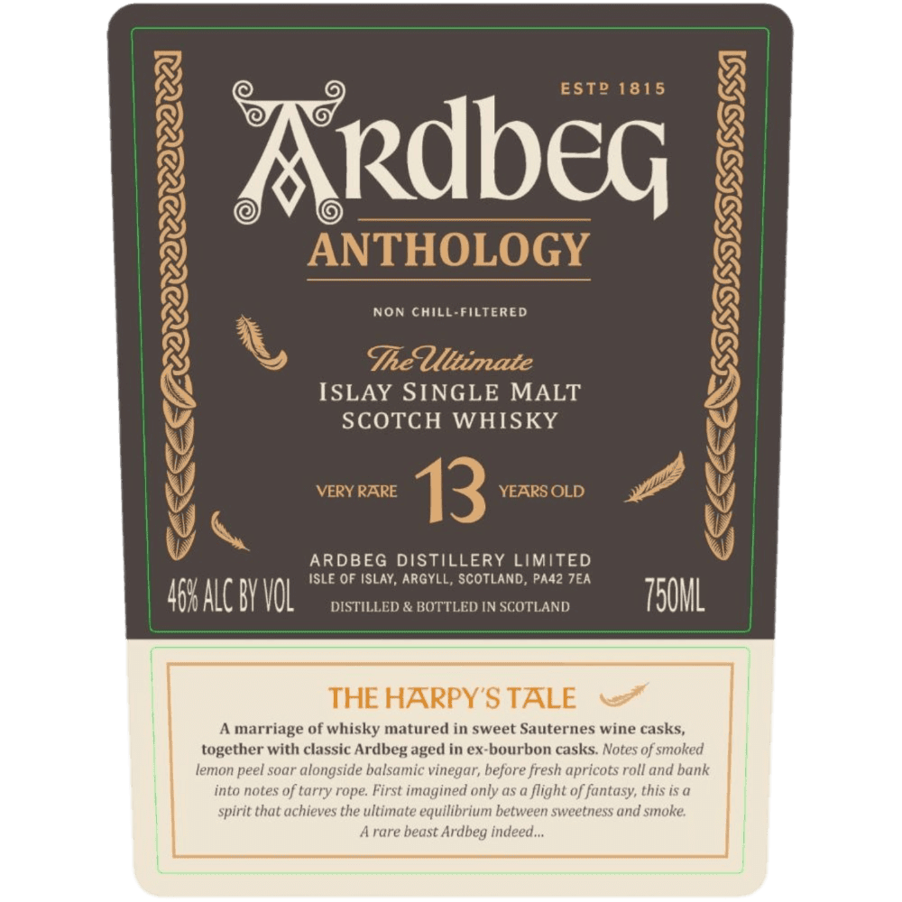 Ardbeg Anthology 13 Year Old The Harpy’s Tale - 750ML Scotch Whiskey