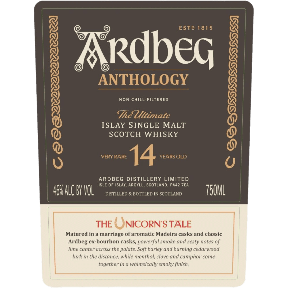 Ardbeg Anthology The Unicorn’s Tale 14 Year Old - 750ML Scotch Whiskey