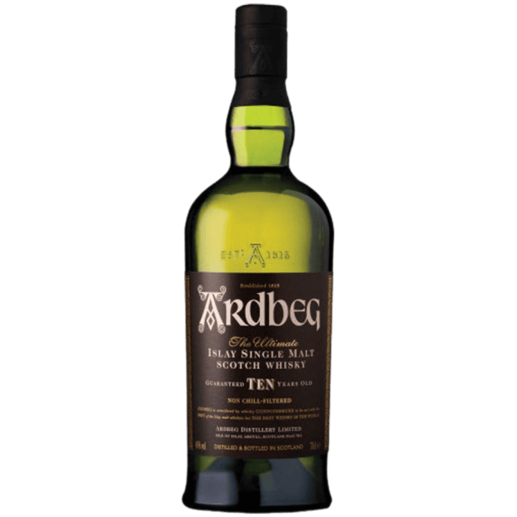 Ardbeg Single Malt Scotch 10 Year - 750ML Scotch Whiskey