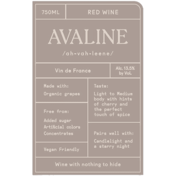 Avaline France Red Blend - 750ML Red