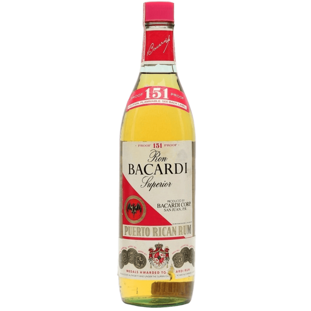 Bacardi 151 Rum Original Label - 1L Rum