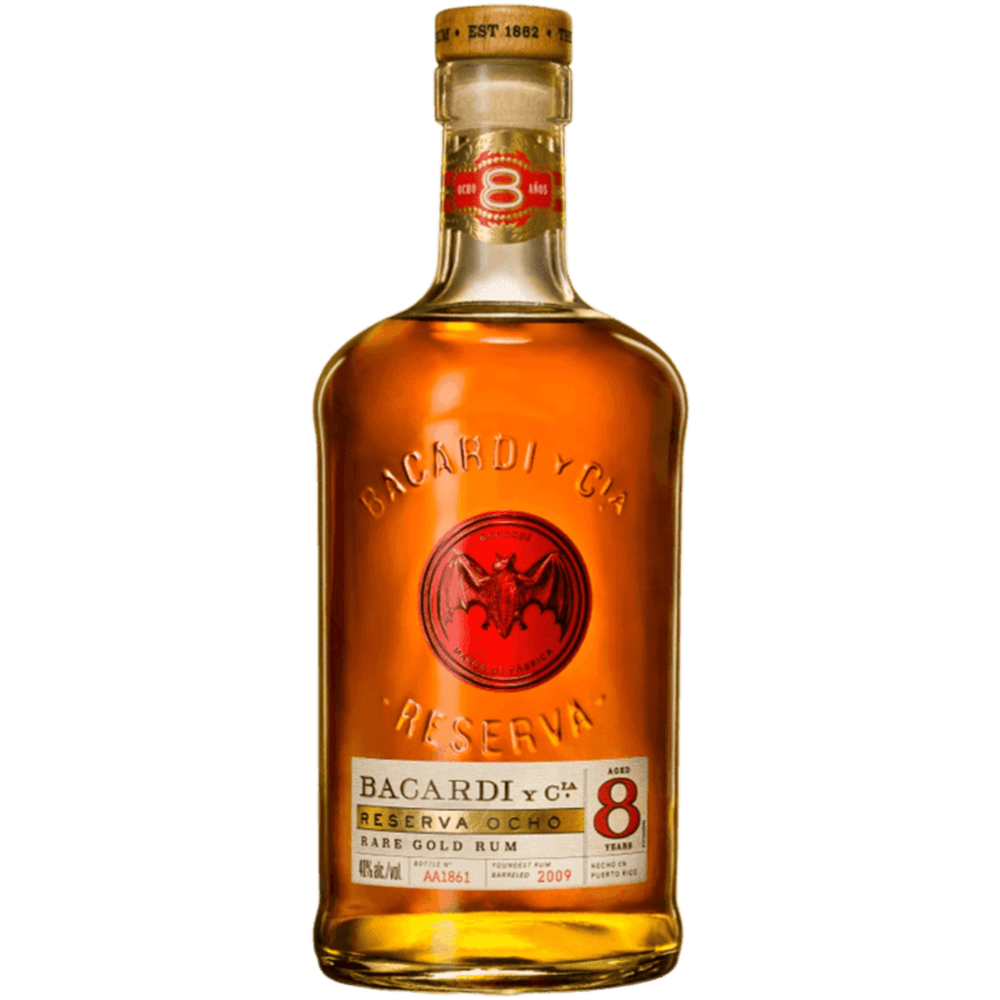 Bacardi Rum Gold Reserva Ocho 8 Year - 750ML Rum