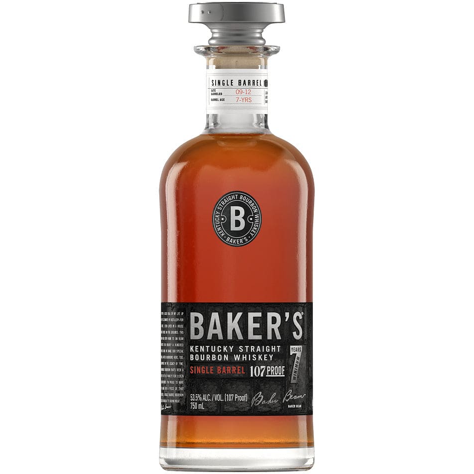 Baker's 7 Year Old Kentucky Straight 107 Proof Bourbon Whiskey 750 ml 