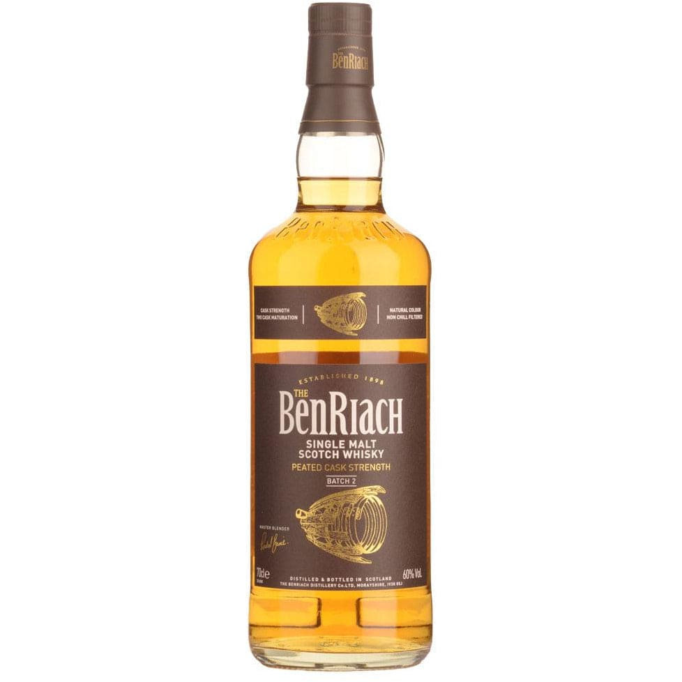 BenRiach Peated Cask Strength Batch 2 Single Malt Whisky 750ml 