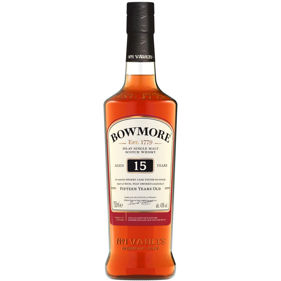 Bowmore 15 Year Old Sherry Cask Islay Single Malt Scotch Whisky 