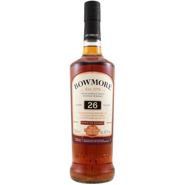 Bowmore Single Malt Scotch The Vintner's Trilogy French Oak Barriques 26 Yr 