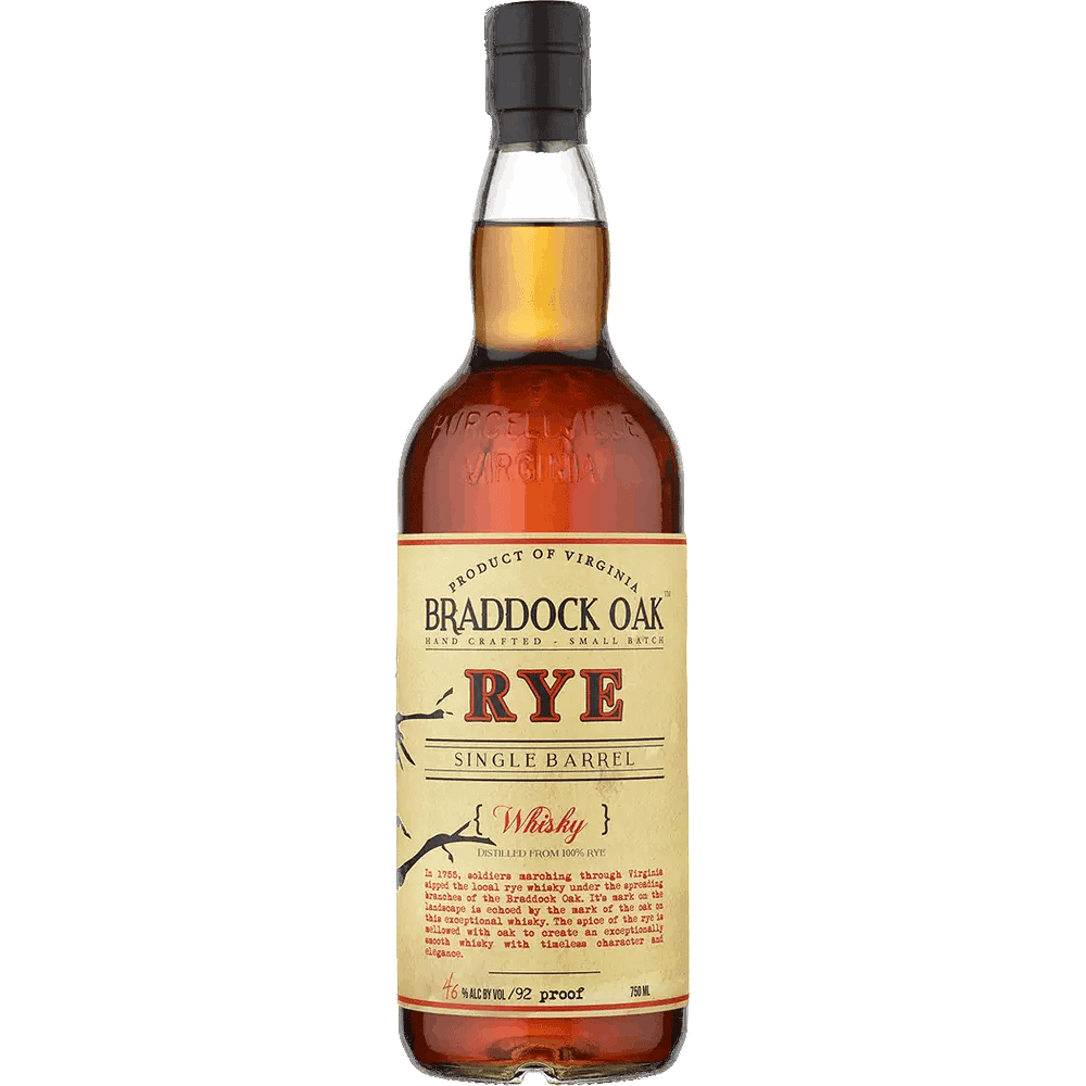 Braddock Oak Single Barrel Rye - Real Liquor