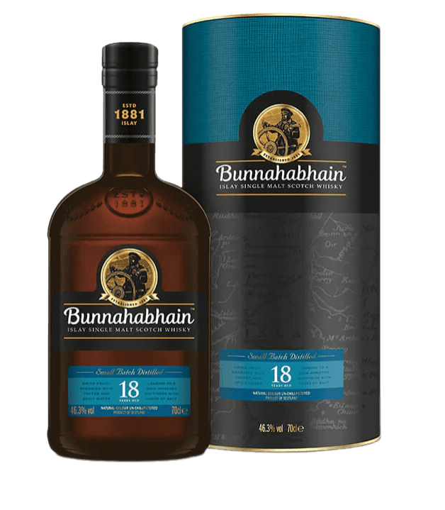 Bunnahabhain 18 Year Old Single Malt Scotch Whisky 92.6 - 750ML