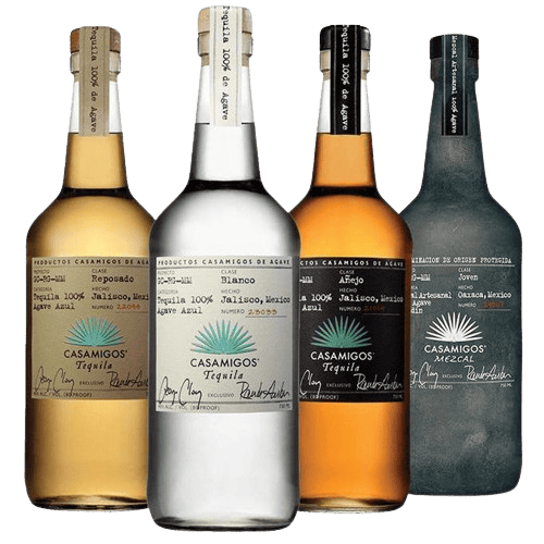 Casamigos Blanco, Reposado, Anejo & Mezcal Bundle - 750ML Tequila