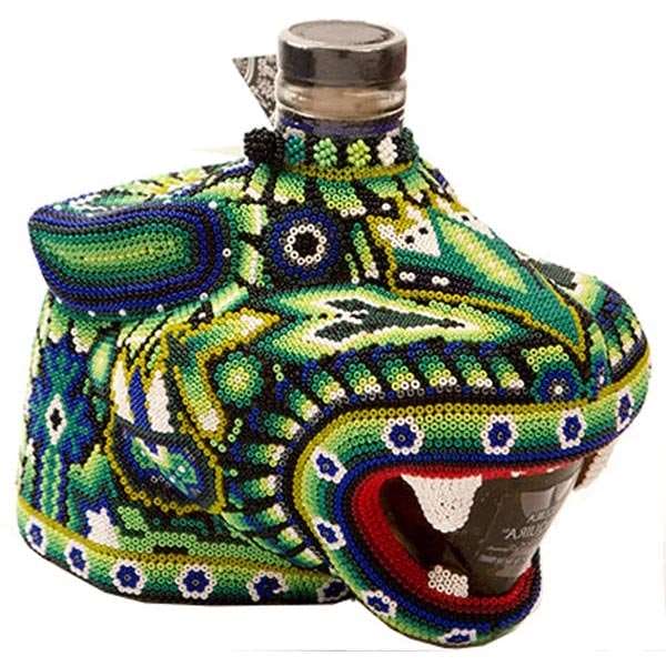 Chaquira Beaded Jaguar Reposado Tequila