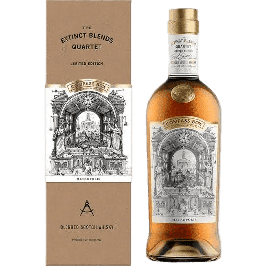 Compass Box The Extinct Blends Quartet Metropolis Limited Edition Blended Scotch Whisky  - 750ML 