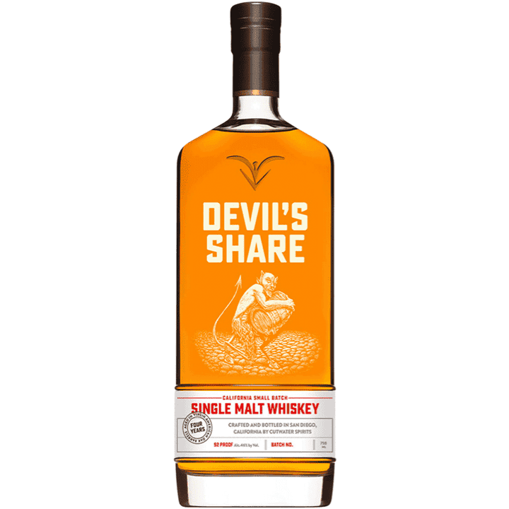 Cutwater Devil’s Share Single Malt Whiskey Batch #1 - 750ML 