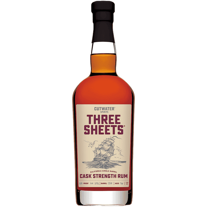 Cutwater Spirits Three Sheets Cask Strength Rum - 750ML 