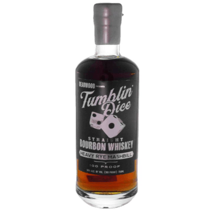 Deadwood Tumblin' Dice 3 Year Old Heavy Rye Mashbill Straight Bourbon Whiskey - 750ML 