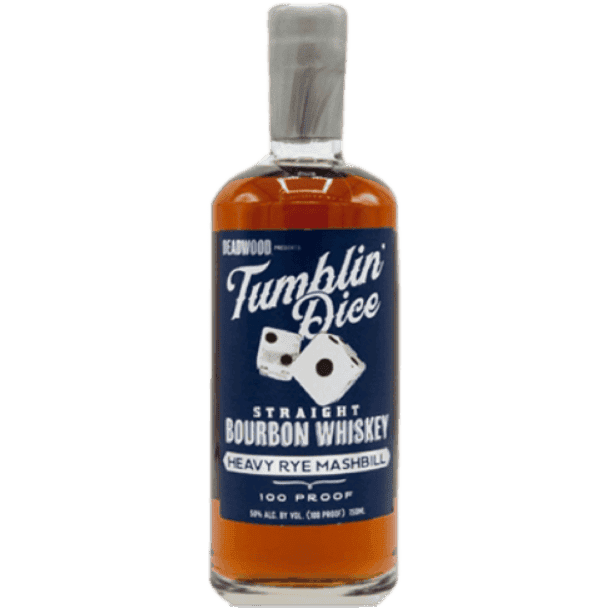 Deadwood Tumblin' Dice 4 Year Old Heavy Rye Mashbill Straight Bourbon Whiskey 116 Proof - 750ML 