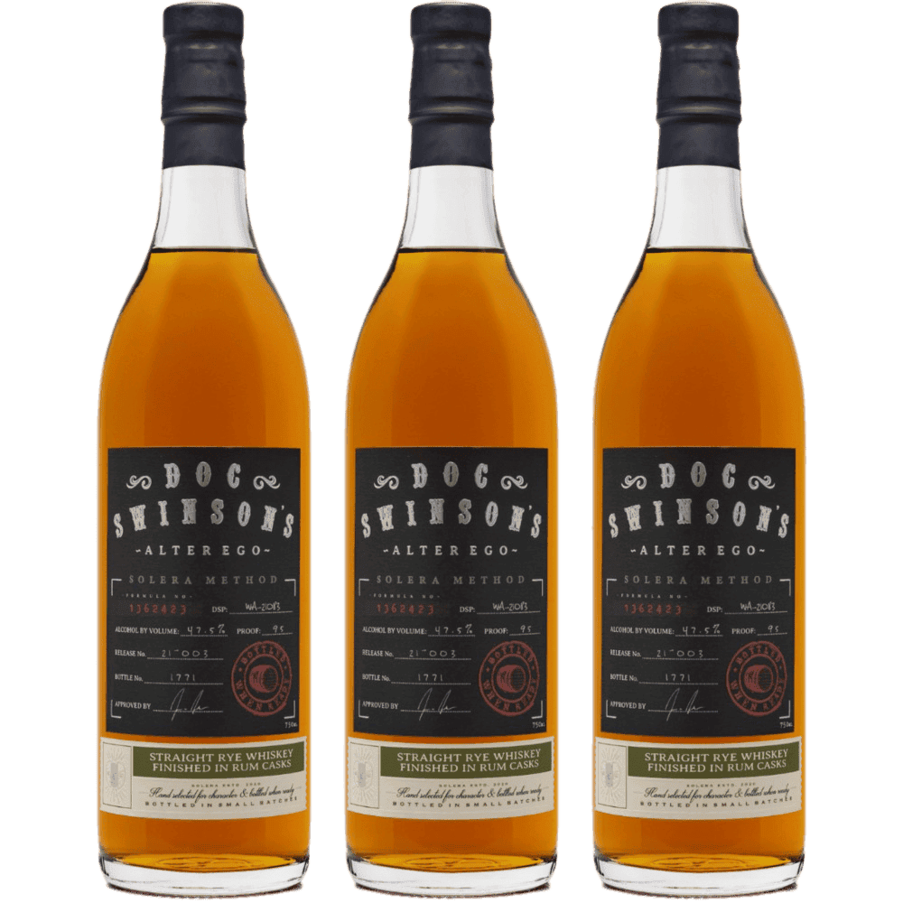 Doc Swinson's Alter Ego Rye 3 pack - 750ML 