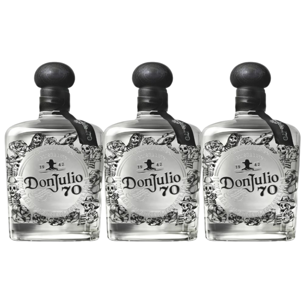 DonJulio70CristalinoDayoftheDeadLimitedEditionbyWillyChavarria-BuyNow 3 Pack RealLiquor