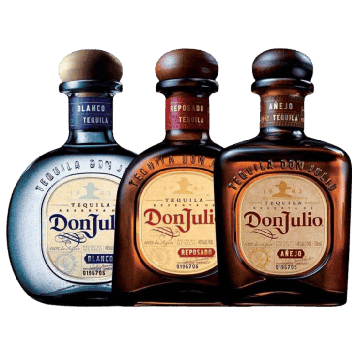 Don Julio Blanco, Reposado & Anejo Tequila Bundle - 750ML 