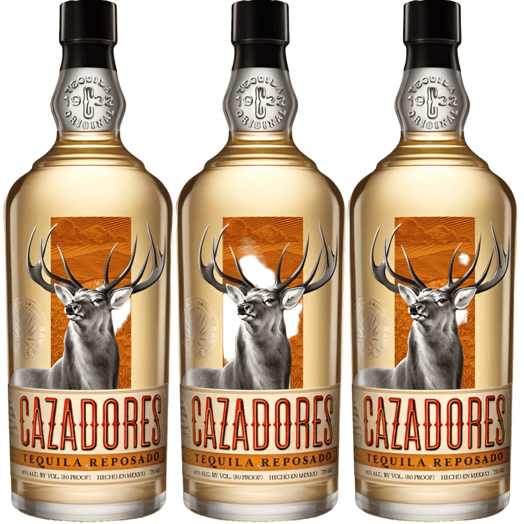 Cazadores Reposado Tequila 3 Bottles Bundle