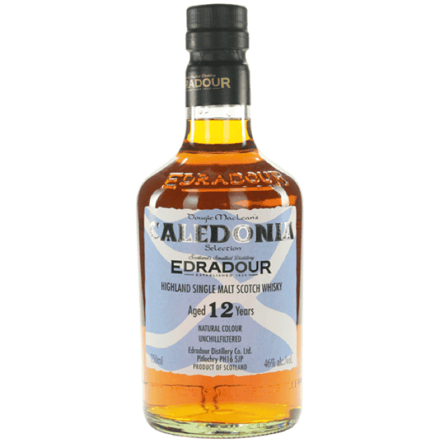 Edradour Distillery Caledonia Selection 12 Year Old Highland Single Malt Scotch Whisky - 750ML 