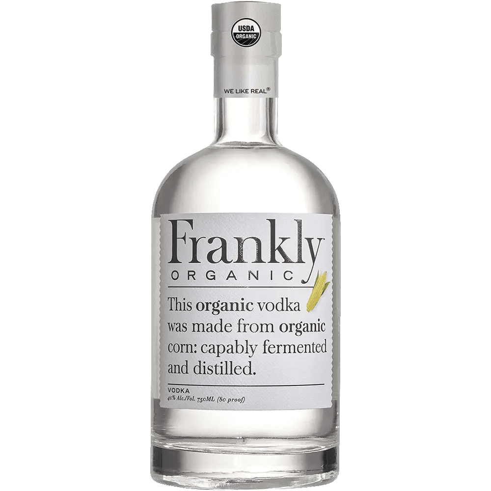 Frankly Organic Vodka Real Liquor