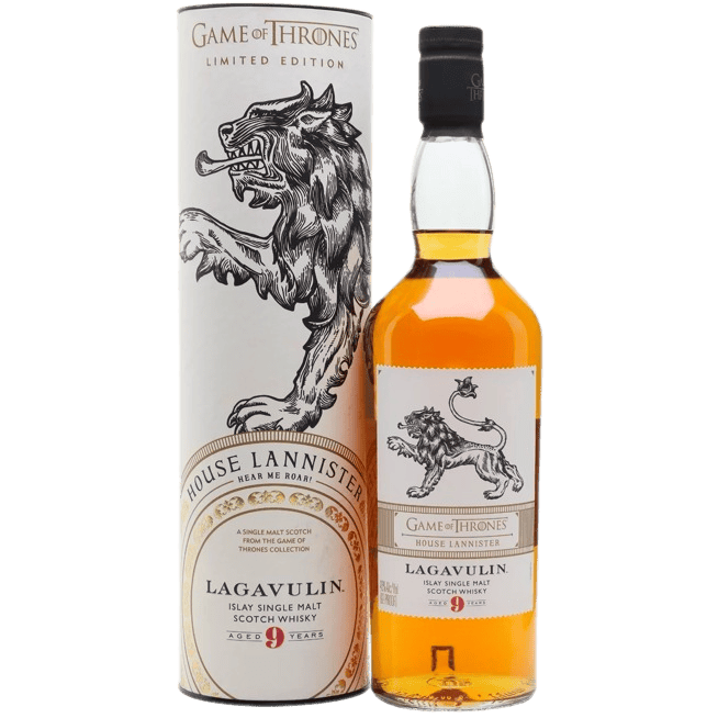 Game of Thrones House Lannister Lagavulin 9 Year Old Scotch Whisky - 750ML 