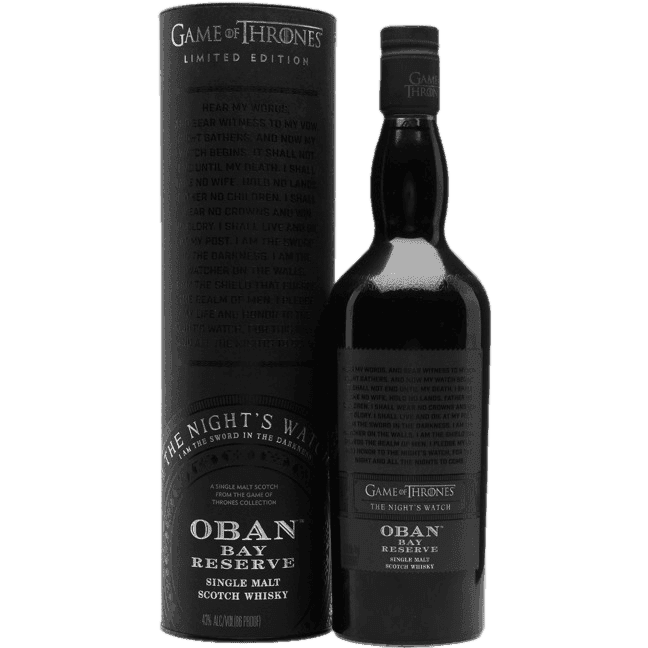 Game of Thrones The Night’s Watch Oban Bay Reserve Scotch Whisky - 750ML 