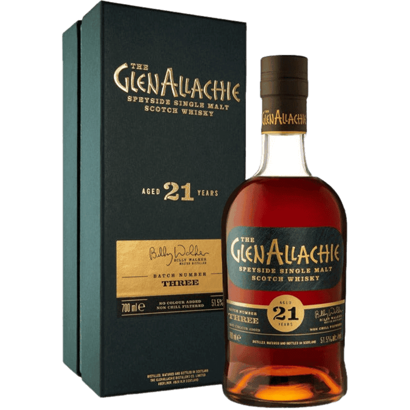 GlenAllachie 21 Year Old Single Malt Scotch Whisky Batch 3 - 