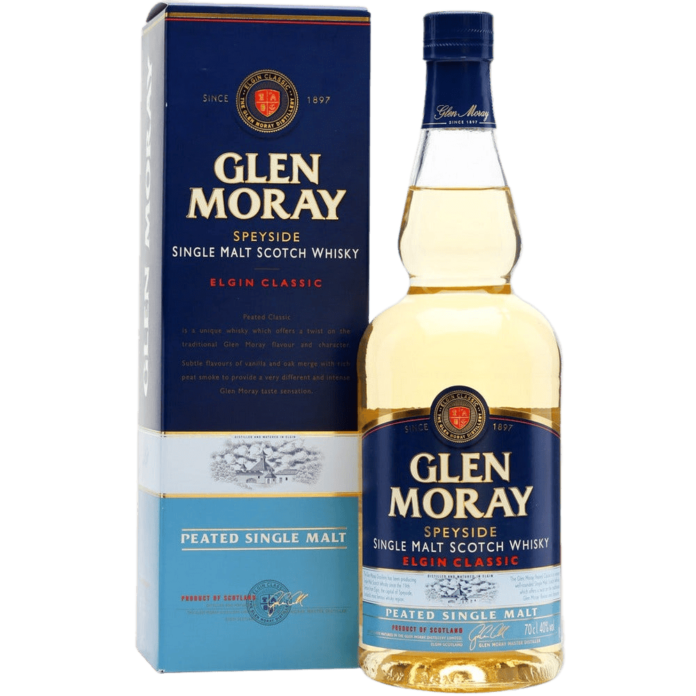 Glen Moray Classic Peated Single Malt Scotch Whisky - 750ML 