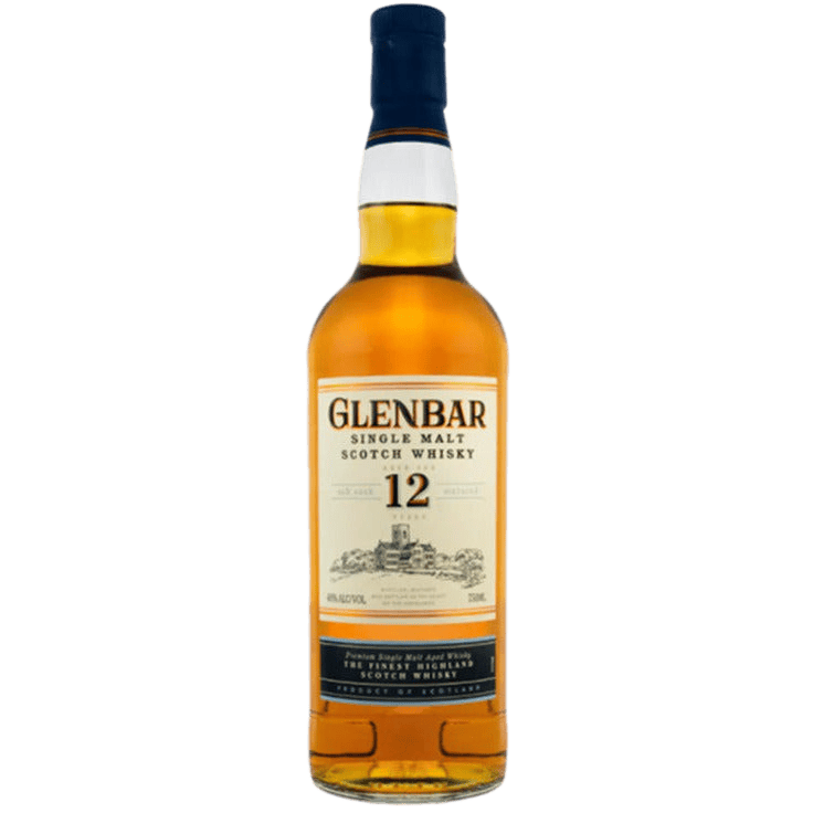 Glenbar 12 Year Old Single Malt Scotch - 750ML 