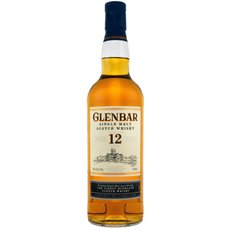 Glenbar 12 Year Old Single Malt Scotch - 750ML 