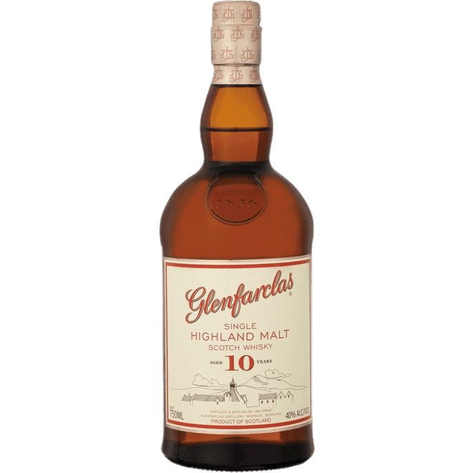 Glenfarclas 10 Year Scotch Whiskey - 750ML 