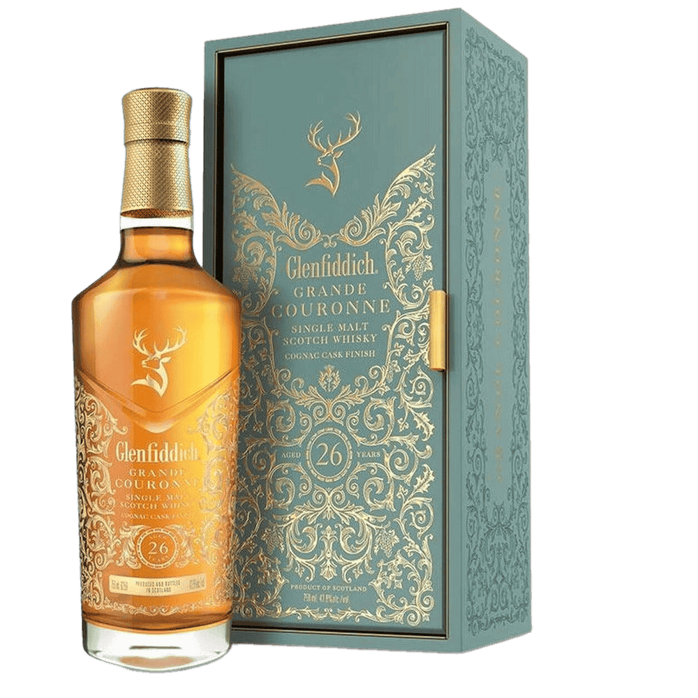 Glenfiddich 26 Year Old Grande Couronne Cognac Finish Speyside Single Malt Scotch Whisky - 750ML 