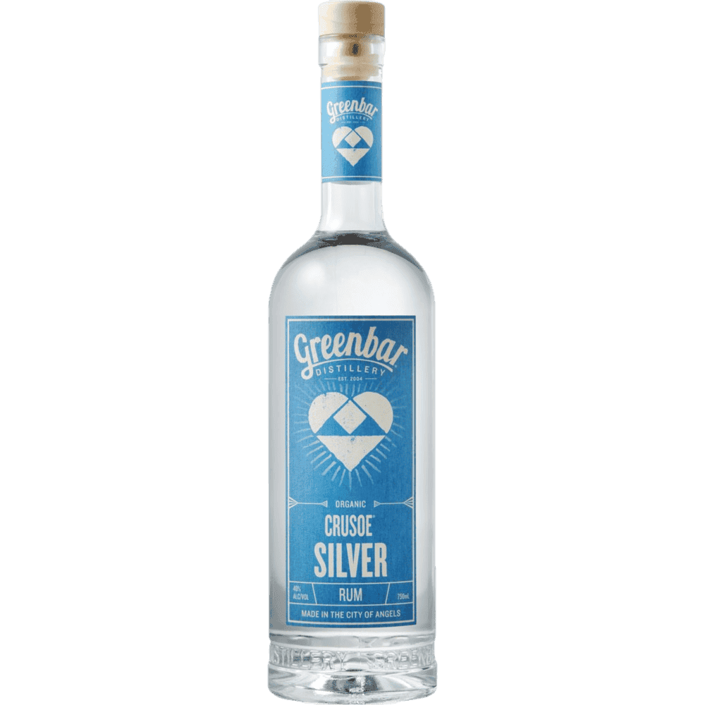 Greenbar Distillery Crusoe Silver Rum - 750ML 