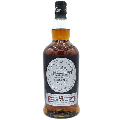 Hazelburn Sherry Wood 15 Year Old Oloroso Cask Matured Scotch Whisky - 750ML 