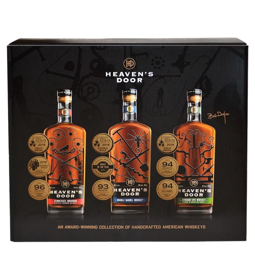 Heaven's Door Trilogy Set Bourbon, Double Barrel, Rye - 750ML 