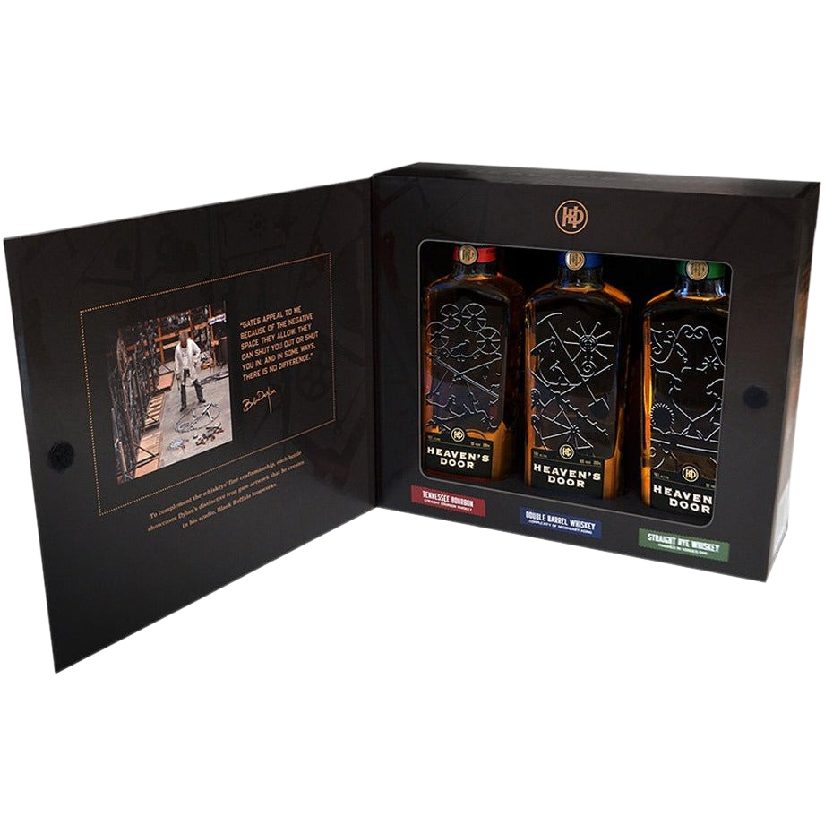 Heaven's Door Trilogy Set Bourbon, Double Barrel, Rye - 750ML 