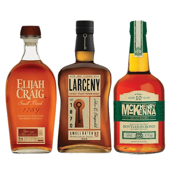 Henry McKenna, Larceny Small Batch & Elijah Craig Small Batch Bundle - 750ML 