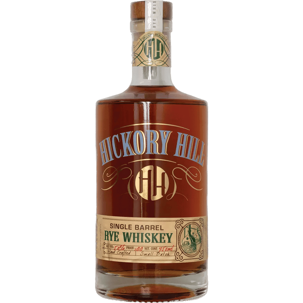 Hickory Hill 100% Rye Whiskey Real Liquor